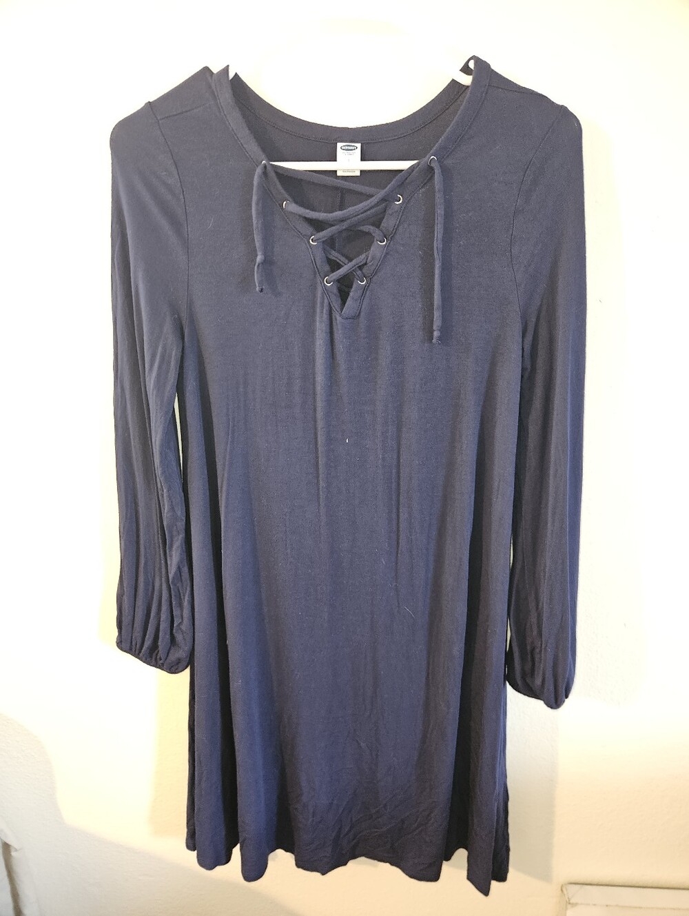 Old Navy Womans Long Sleeve Blue Dress Size S